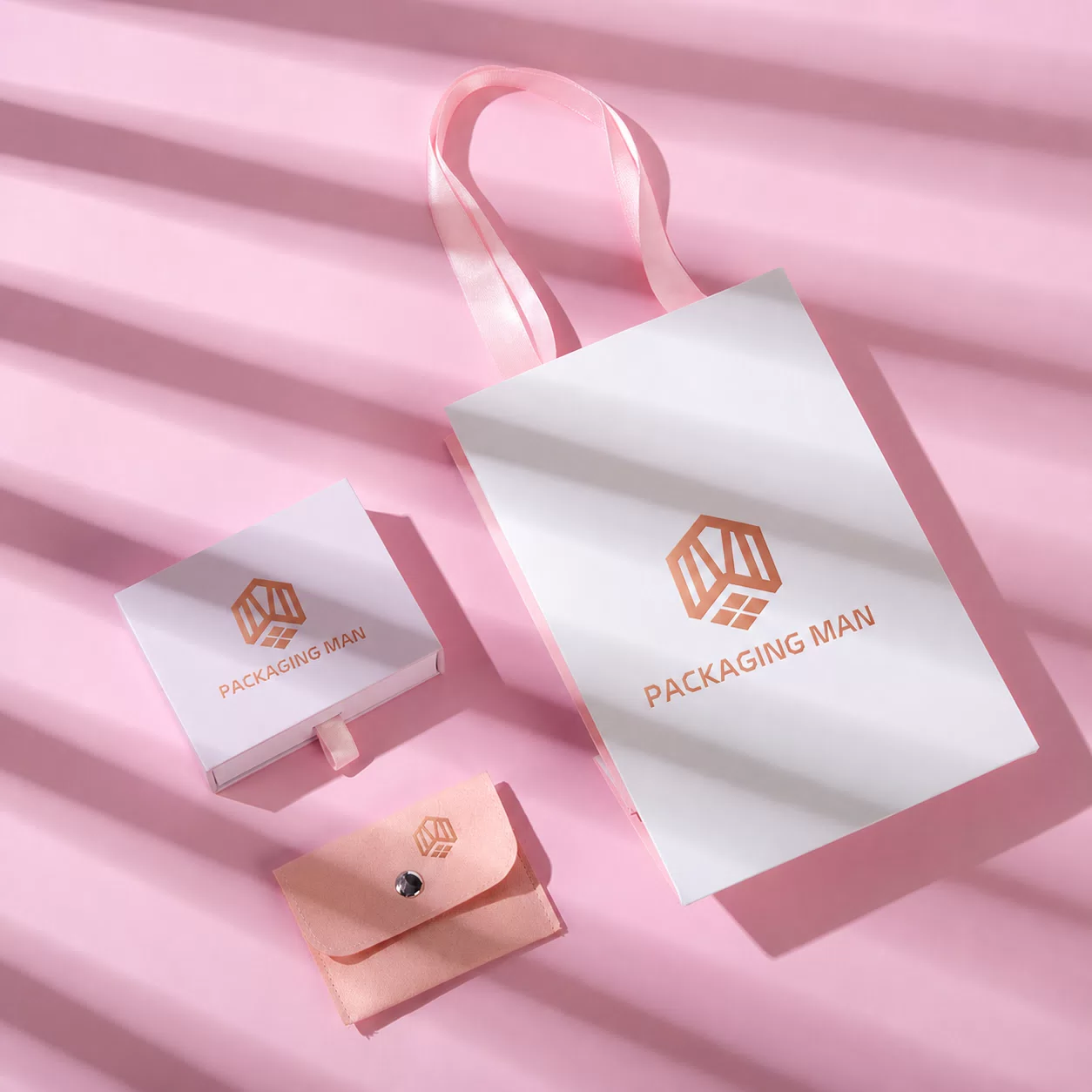 Custom White Drawer Gift Box Packaging Set