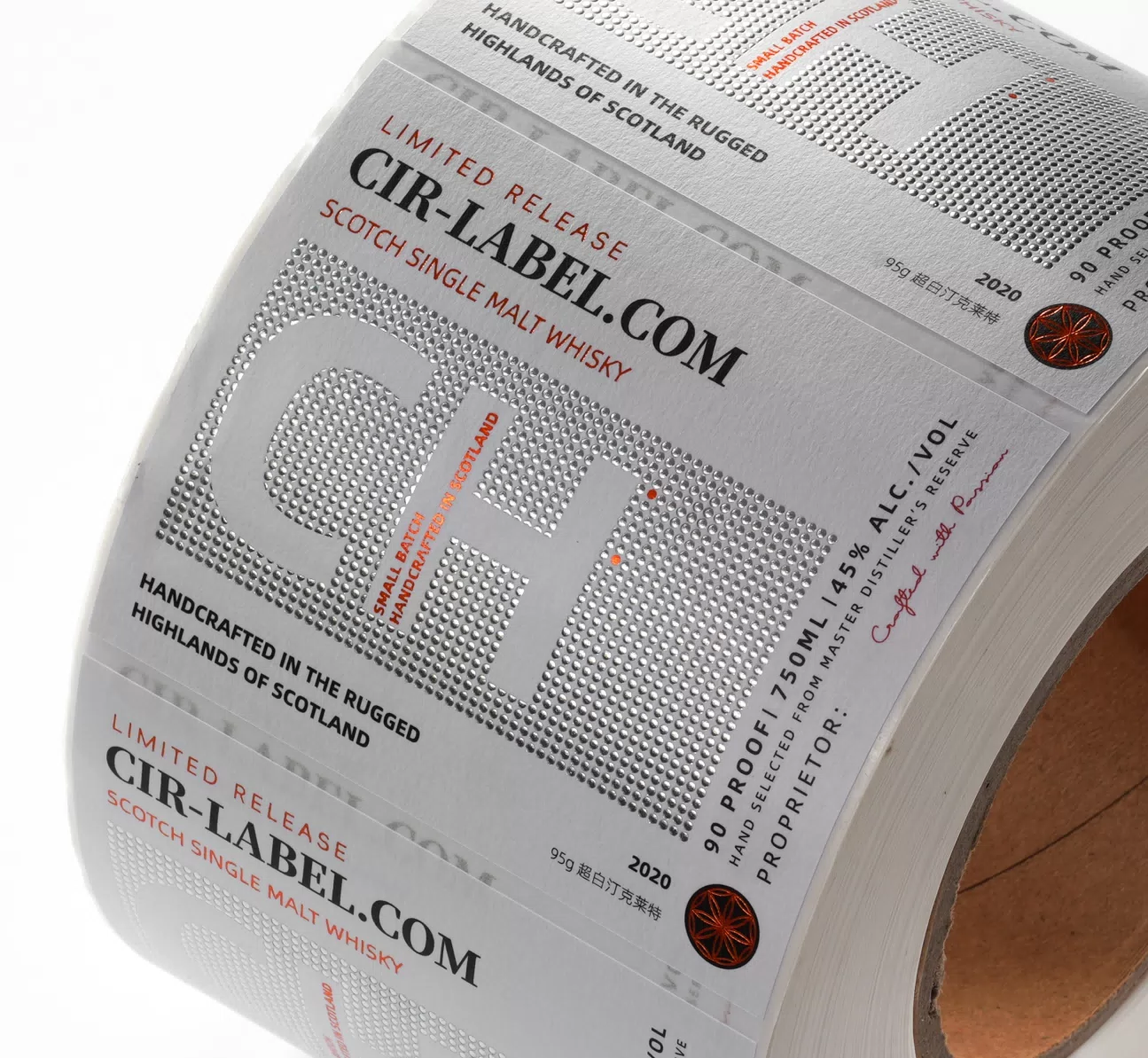 Custom Roll Label Sticker Packaging