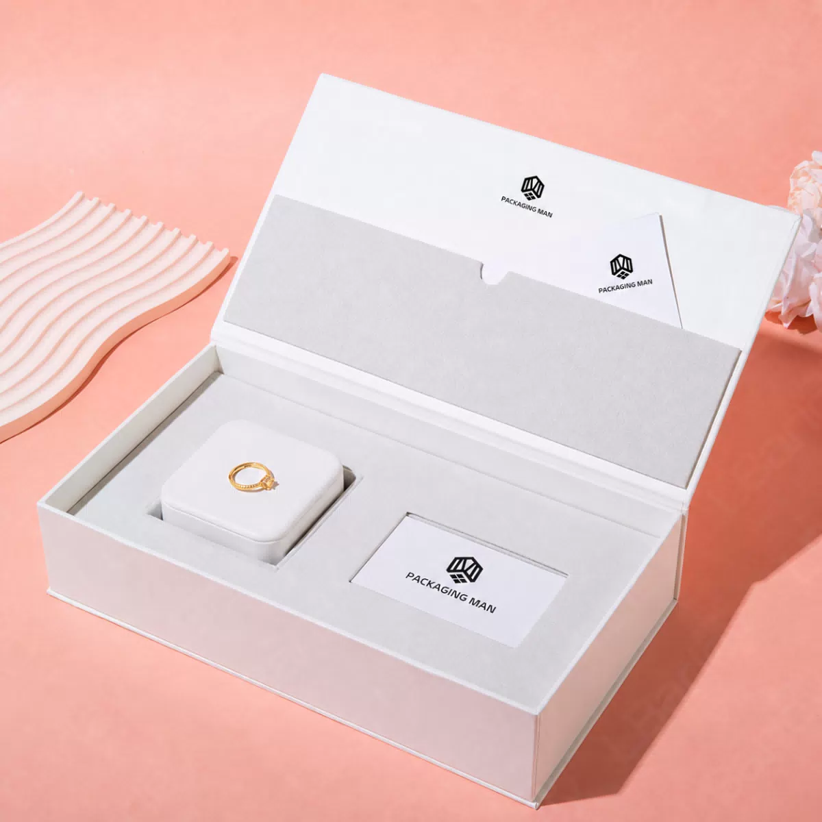 Custom Rigid Gift Box Packaging Set