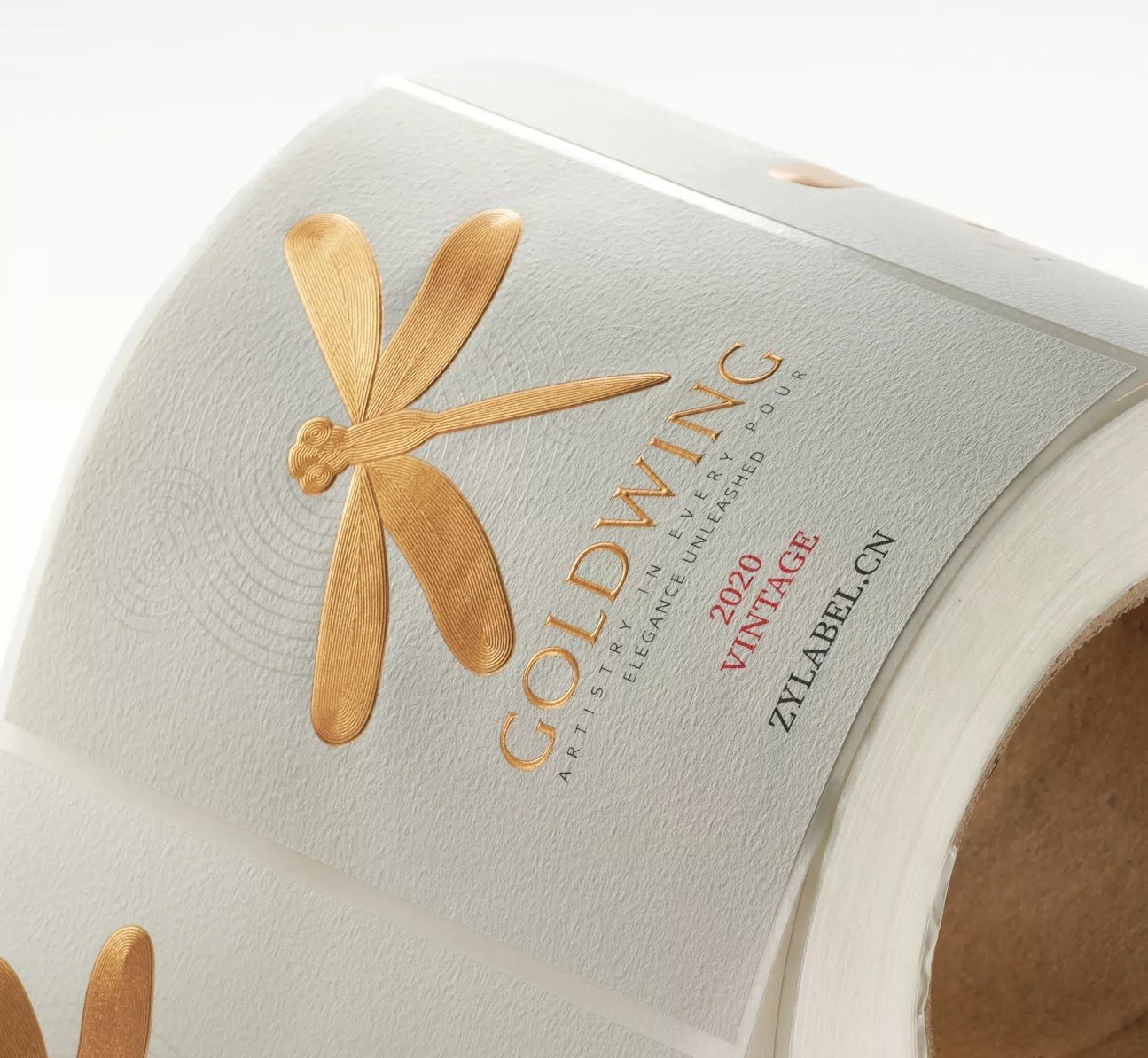Custom Gold Foil Label Sticker Packaging