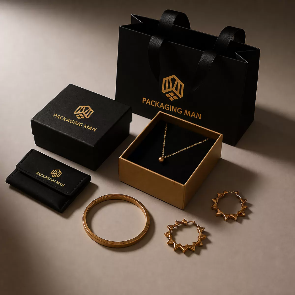 Custom Luxury Gift Box Packaging Set