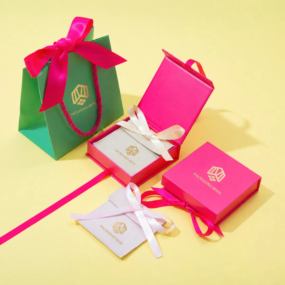 Custom Rigid Gift Box Packaging Set